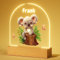 iDIY Personalisiertes Nachtlicht Baby - Nachttischlampe mit Namen, Geschenk zur Geburt Junge, Taufgeschenke für Mädchen, Personalisierte Geschenke Kinder - Koala