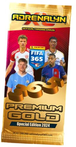 Panini FIFA 365 Karten 2024 - Trading Cards - Sammelkarten - 1 Premium Gold Pack