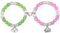SIXDUTON 2 Stück Armband Kitty Spider Magnetische Matching Pärchen Armbänder, Fernbeziehung Armbänder für Paare und Beste Freunde, Geschenk für Valentinstag Jubiläumstag (Phönixkrone & Krone)