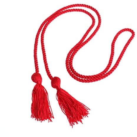 Operitacx Graduation Present: Red Cord 63 Length 1/4 Diameter Rayon Cords for Graduation