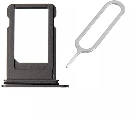 FPC Black - Replacement Sim Card Tray & Eject Pin Tool, Compatible with iPhone SE 2020 & 2022