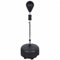 Konfiur Boxsack, 120cm-160cm Boxsack Stehend, Boxsack Stehend Erwachsene, Training Boxball mit Basis, Punchingball Erwachsene Kickboxsack, Boxing Reflex Ball, Schwarz