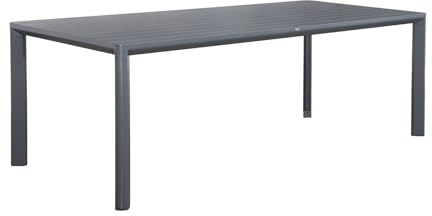 sweeek - Gartentisch Aluminium, 8 Plätze, 220 x 100 x 75 cm - Sacramento
