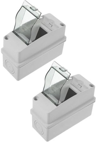 Yardenfun Abdeckung Für Schalttafelkasten Außenkasten 2-Wege-verteilung Kleinkasten Ip65