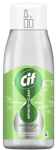 Cif Infinite+Clean Spray Multi-Usages Nettoyage sans Efforts Recharge 590ml Lot de 6