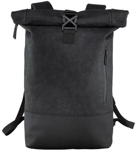LANGENBERG NAP Rucksack Rolltop | Premium Laptop Rucksack mit cleverer Fächeraufteilung inkl. atmungsaktiver Rückenpolsterung & integrierter Trolleyhalterung | Der 22L Rolltop Rucksack für den Alltag