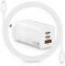 65W USB C GaN Laptop Charger for Mac Book Pro 13 14 15 16 inch 2018 2019 2020 2021 2022 2023 2024,Mac Book Air 13 15 inch,I Pad,G alaxy,L enovo,A sus,A cer,D ell,H P,TYPE C USB-C Power Supply Adapter