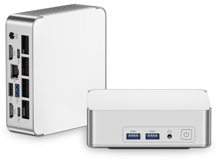 MAGICNUC AG1 Office-Gaming-Mini-PC, Core i5-12600H(Up to 4.5GHz), 32GB DDR4 RAM, 1TB NVMe SSD Mini Desktop PC, 2x Thunderbolt 4, 2x HDMI2.0, 8K Quad Display, 2.5G RJ45 LAN, Wi-Fi6/BT5.2, Micro PC