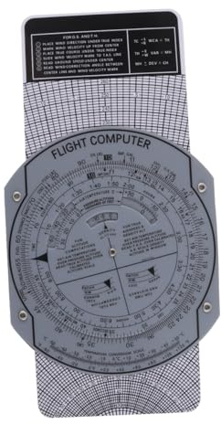 Orivin Calculateur De Vol E6B-M, Traceur D'aviation, Règle De Calcul Circulaire, Utilisé Pour La Formation Au Pilotage, La Formation Des Pilotes Et Les Stages