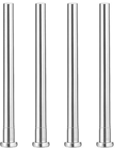 4 Pcs 3.5 Inches Door Hinge Pin Silver Stainless Steel Hinge Pins for Interior Door Security Replacement Oil Rubbed Pins Screws Interior Doors Window Security Hinges Mailbox Pin