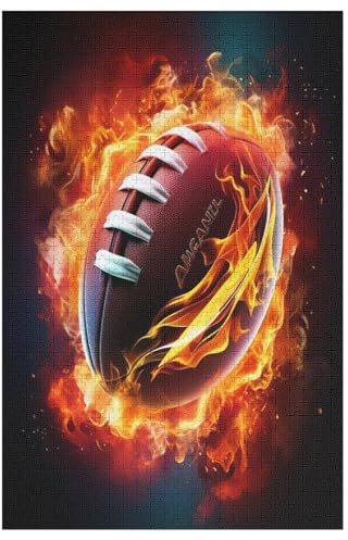 Rugby Jigsaw Puzzle for Adults 1000 Piece for Kids Age 12 Years Up Woodiness Puzzles Educational Game （78×53cm）