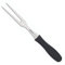 Arcos Tenedor Trinchante Acero Inoxidable NITRUM 180 mm - Ideal para Carnes Asadas - Mango Polipropileno Negro - Serie 2900