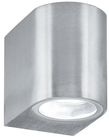 Searchlight 8008-1SS-LED One Light Outdoor Wall Light with Fixed Glass in Stainless Steel
