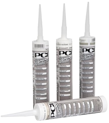 PCI Carraferm Silikon-Dichtstoff 12 x 310 ml - 47 Anthrazit - Für den gesamten Wohnbereich, Bad, Dusche, WC, Küche, für Büro- und Geschäftsräume