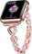 Sangaimei Compatible Bling Band for Apple Watch 38mm 40mm Band Women Rhinestone Stainless Steel Link Band Iwatch Series 6/5/4/3/2/1 Bracelet Metal Strap Gold Mother's Day (color 7)