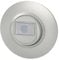 Legrand - Interrupteur automatique dooxie 2 fils sans Neutre livré avec plaque ronde alu avec bague effet chrome