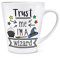 Trust Me I'M A Wizard 12oz Latte Becher Tasse