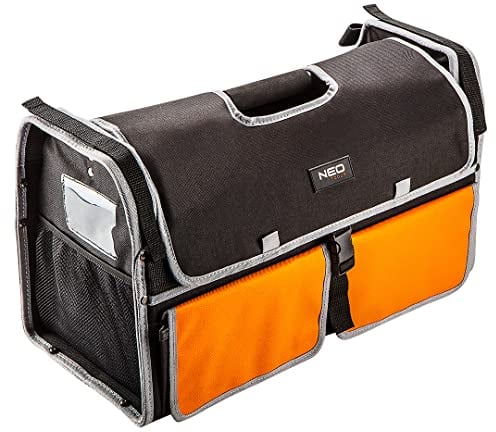 NEO TOOLS Werkzeugtasche 51 x 30 x 24 cm (LxHxW), Nylon 600D 42 Innentaschen, 9 Außentaschen, wasserdichter Boden, stabiler Griff und Riemen