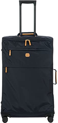 Bric's Trolley Groß X-Bag Kollektion, Weichgepäck-Koffer mit 2 Doppel-Rollen, Widerstandsfähig und Ultraleicht, Maße: 48x77x26cm, Ozeanblau