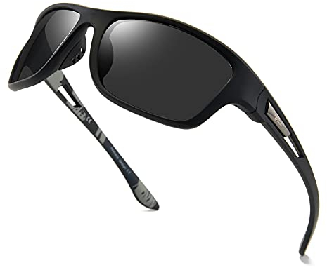 Hemens Polarisierte Sportbrille Sonnenbrille Herren fahrradbrille damen mit UV400 Schutz für Autofahren Laufen Radfahren Angeln Golf Sonnenbrille