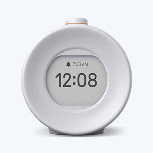 mudita Sunrise Alarm Clock E Ink Screen – „Harmony” Wecker Digital mit Bildschirm ohne Lichtemission, 17 Melodien, Entspannungsklänge - Minimalistisches Design, Meditation - Pebble Gray…
