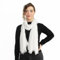 creazioni unique Bambus Schal Damen MADE IN ITALY - Frühling/Sommer Accessoire - Bamboo Scarf Women - Schals & Tücher für Damen (Weiß)