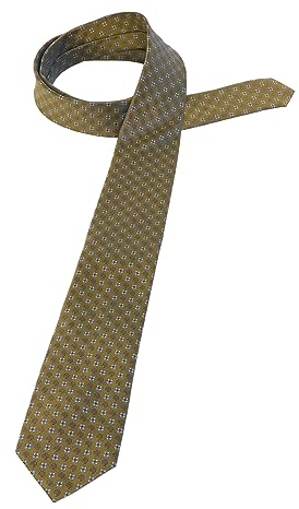 ETERNA Herren hochwertige Seidenkrawatte ocker 142_H