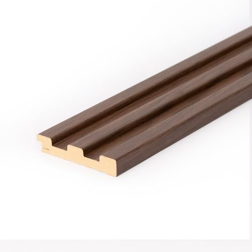 Bildershop-24 3er Set Bildershop-24 Anfangsleiste für Wandpaneele & Deckenpaneele Dekowa in Eiche Braun 252 x 8,4 x 1,5 cm