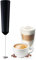 Tchibo Hand-Milchaufschäumer akkubetrieben, wiederaufladbar, inkl. USB-Ladekabel, spülmaschinengeeigneter Edelstahlquirl, für Latte Macchiato, Cappuccino und Kakao, Schwarz