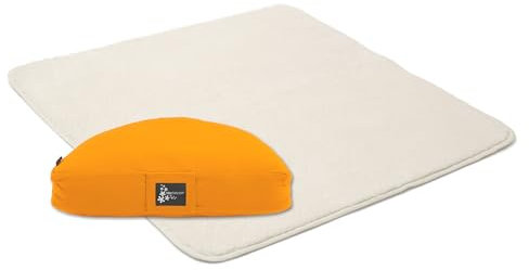 Yoga-Set Calm Edition - Meditation Natur 75 X 75 cm Orange