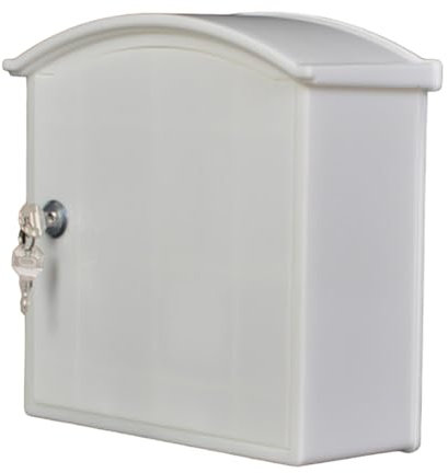 LOVIVER Wall Mounted Milk Box with Lock Milk Bottle Case Tool Box Charging Box Multifunctional Milk Delivery Box for Cafe Office Home