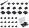 30x USB Dust Cover Port Plugs: Assorted Silicone USB Cap Port Stoppers for USB Type-C, USB C Male, Micro USB, USB A Female & Male Ports, Complete with Cleaning Brush