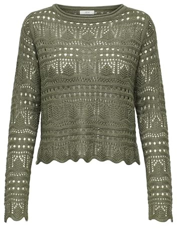 JACQUELINE de YONG Damen Jdysun Lay L/S Boatneck Pullov. KNT Noos Strickpullover | Knitted Pullover