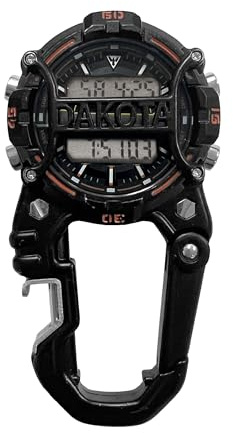 Dakota Bottle Opener Cage Clip, Premium Durability Outdoor Gifts for Men, Use for Field and Work, Quality Pocket Watch, Fob Tactical Watch with LED Flashlight, Dial Protector