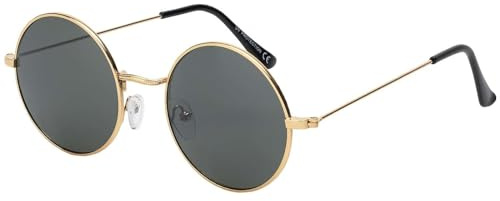 BEZLIT Sonnenbrille Rund Form Designer 70er Nerd Modern Urlaub Herren 30559