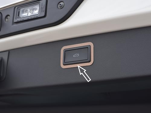 Edelstahl-Abdeckung für Cupra.Leon/Formentor | Farbe im Stil von COPPER - Kofferraum-Schaltfläche | 1 Stück Edelstahl V1 V2 VZ1 VZ2 VZ3 VZ5 VZ Veloz Edition Leon Tuning-Zubehör