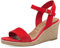 Tamaris Sandalette Damen Vegan rot,EU 36