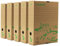 Exacompta Guildhall A4 Archivierungsbox Aufbewahrung Datei Organizer 5er Pack Karton Robust Home Office Schreibwaren Eco Box für Dokumente und Akten - 225/0001Z