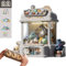 CUCUKAKA Süßigkeiten Automat mit Fernbedienung, Süßigkeiten Greifautomat Greifer mit 8 Planeten,2 Pandapuppen,25 Puppen,20 Gashapons Geschenke für Erwachsene,Kinds,White