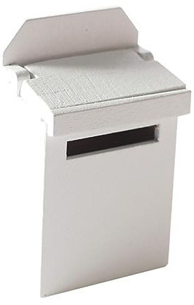 HOMOCONO Miniature Wooden Mail Box 1:12 Scale Hinged Cover DIY Mini Letter Box for Dollhouse Scene Accessory