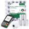 Nipa | 20 Kassenrollen 57 mm x 16 m x 12 mm, hochwertiges Thermopapier für Bank-Quittungen, ideal für Sumup, Nexi, Nexa und andere kompatible POS-Terminals, BPA-frei, 48 g/m²