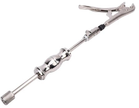 Yctze Locking Pliers Slide Hammer Puller, Chrome Molybdenum Steel Slide Hammer Locking Pliers Set 2 LB Slide Hammer, CV Axle Removal For Nails, Bolts, With Rotating Adapter For