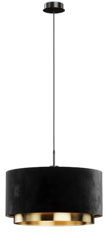 Vicco Hängeleuchter Goldamo, Pendelleuchte, Schwarz, 45 x 25.7 cm
