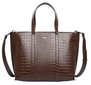 s.Oliver Geräumiger Shopper aus Lederimitat in Kroko-Optik