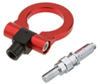 AKPOUYC Adatto per BMW E46 E81 E30 E36 E90 E91 Auto da Corsa Gancio di Traino Tuning Auto Universale Auto Gancio di Rimorchio Anello di Traino(C)