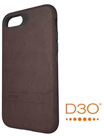 Gear 4 IC7041D3 - Mayfair Leather Case for iPhone 7 / 8 with D30 Impact Protection - Brown