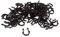 PIPE CLIP STAPLES 60MM UNDERFLOOR HEATING FIT 16MM PIPE Wärmer System PSW TRADE SUPPLIERS LTD- PACK OF: 200 - STAPLES