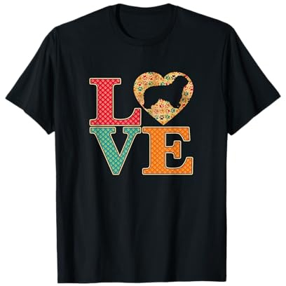Bearded Collie Tshirt Love Bearded Collie Dogs T-Shirt