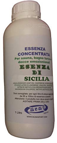 Essenza concentrate per Sauna, bagno turco e doccia emozionale 1 LITRO / 5 LITRI (SICILIA, 1 LITRO)