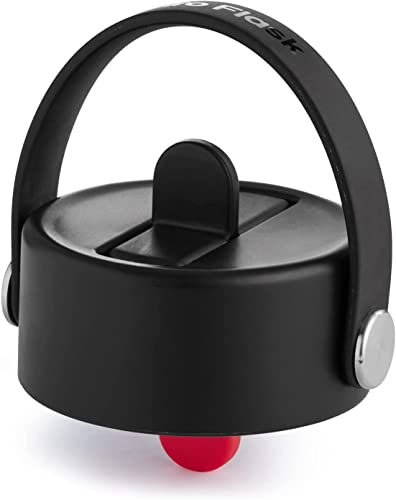 HYDRO FLASK - Strohdeckel für die Größe Öffnung - Auslaufsicherer - Deckel mit Wabenisolierung - Spülmaschinenfest - Black